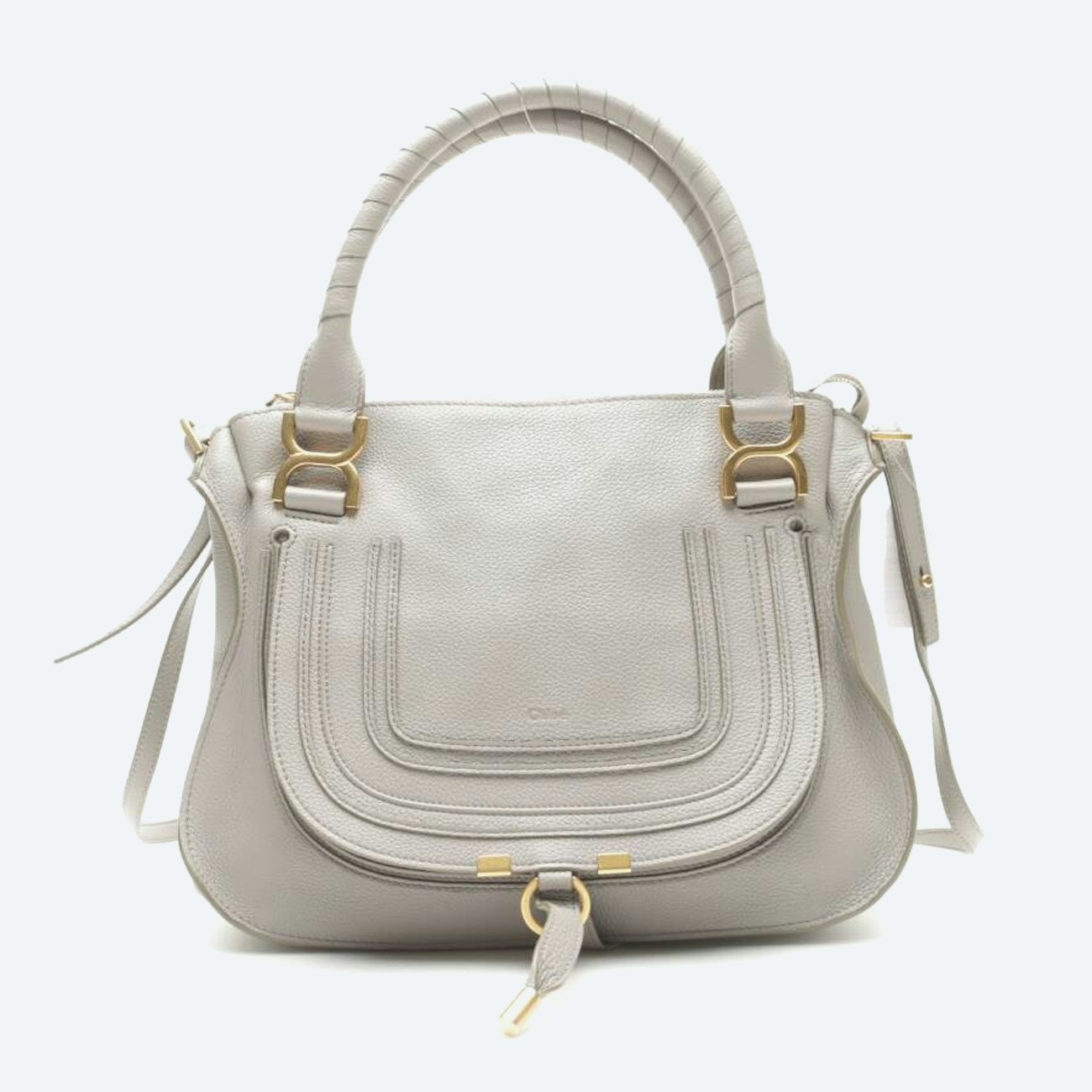 Image 1 of Marcie Tote Bag Large Handbag Gray in color Gray | Vite EnVogue