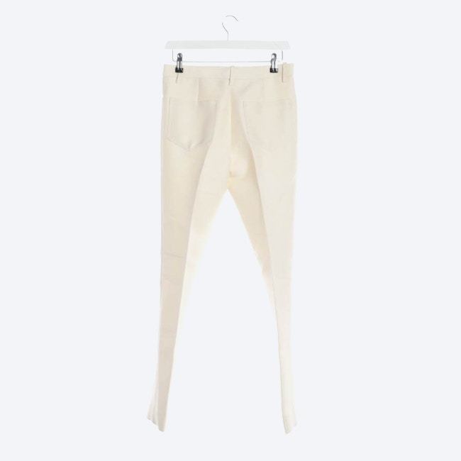 Image 2 of Trousers 32 Cream in color White | Vite EnVogue