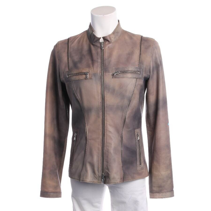 Image 1 of LeatherJacket 38 Light Gray in color Gray | Vite EnVogue
