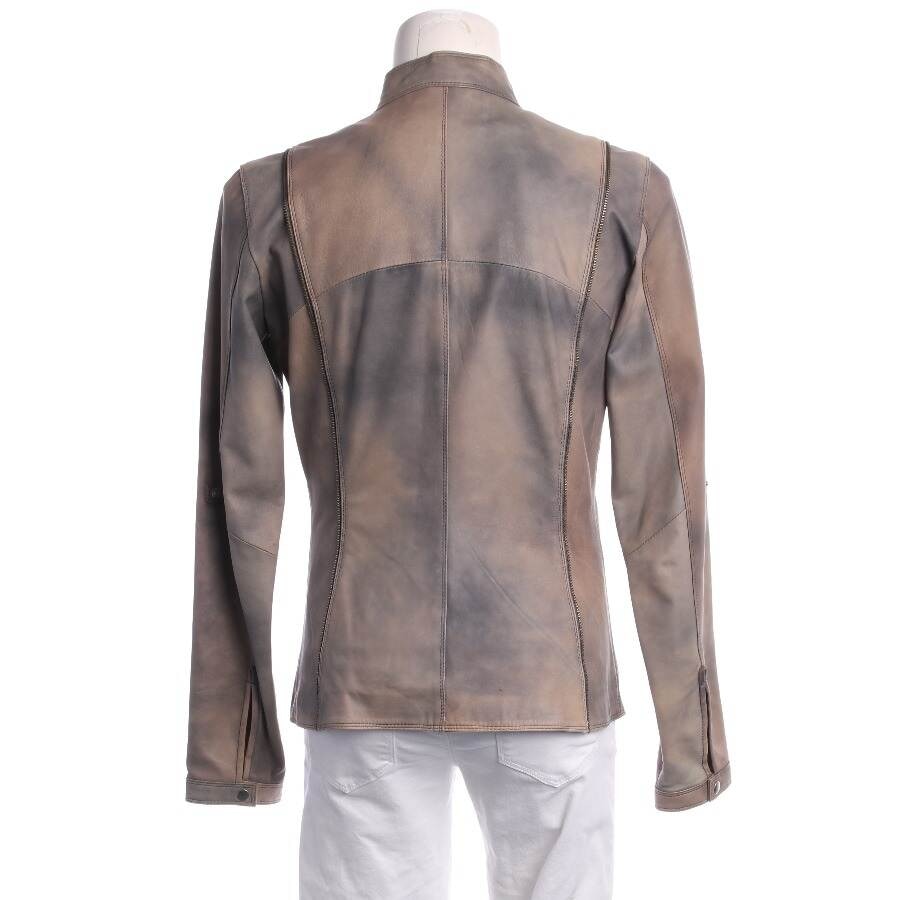 Image 2 of LeatherJacket 38 Light Gray in color Gray | Vite EnVogue
