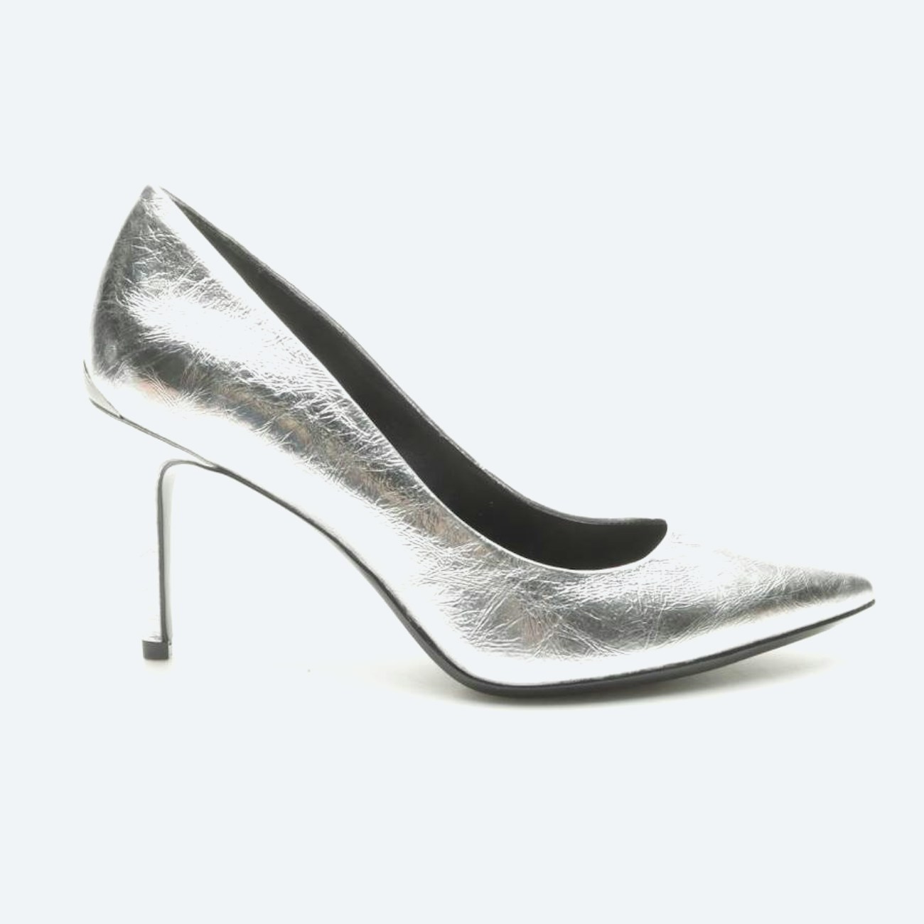 Image 1 of High Heels EUR 37 Silver in color Metallic | Vite EnVogue