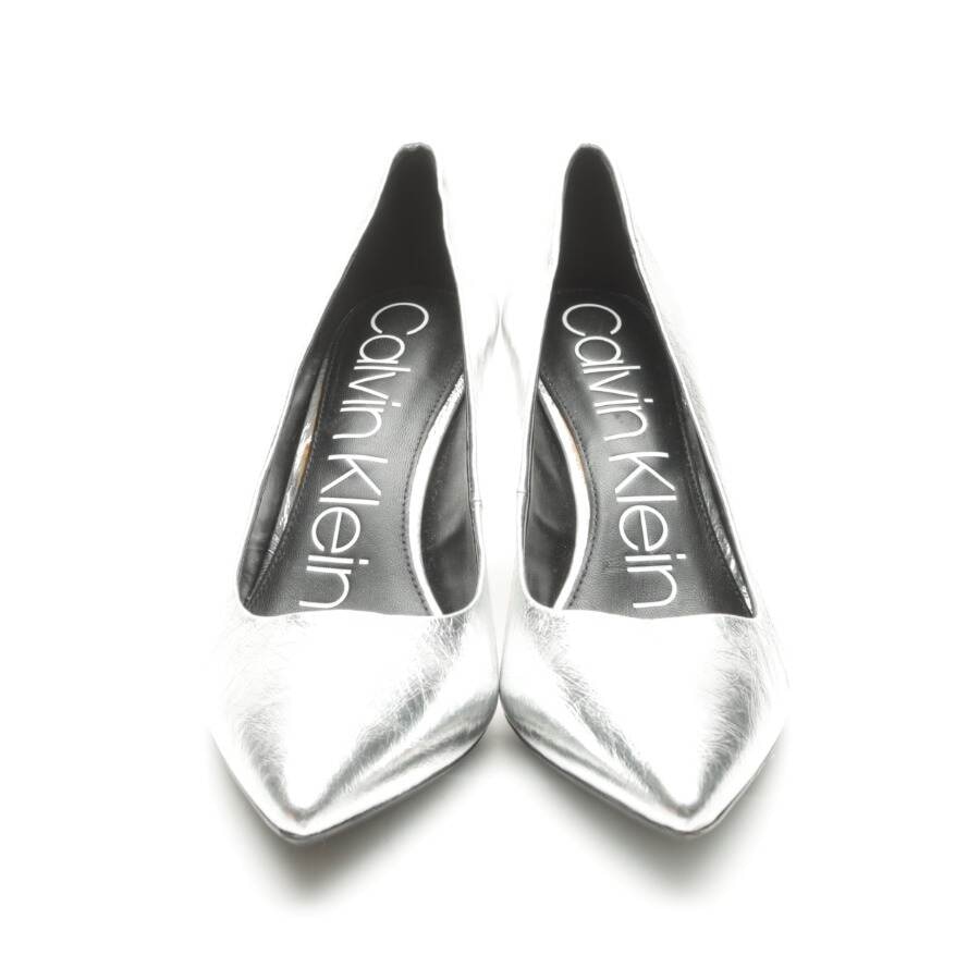 Image 2 of High Heels EUR 37 Silver in color Metallic | Vite EnVogue