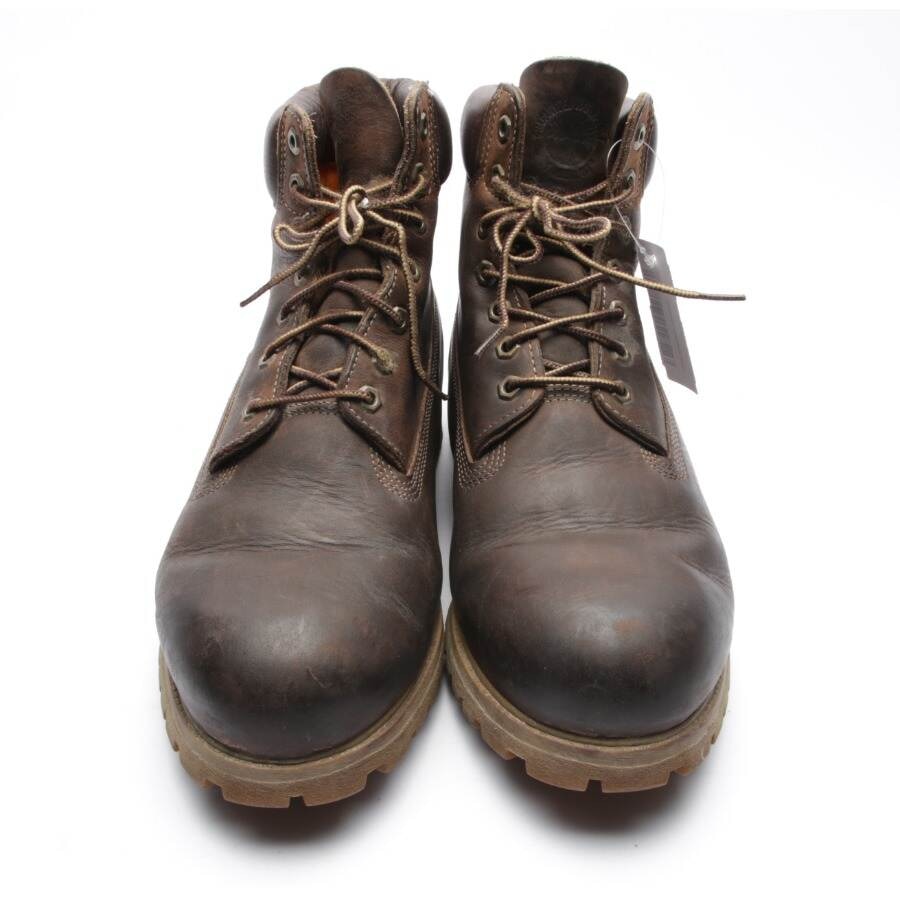 Image 2 of Ankle Boots EUR 47 Dark Brown in color Brown | Vite EnVogue