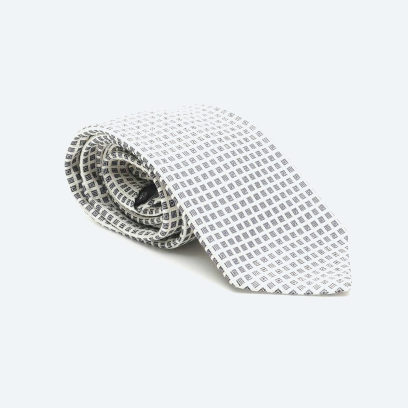 Image 1 of Silk Tie White in color White | Vite EnVogue