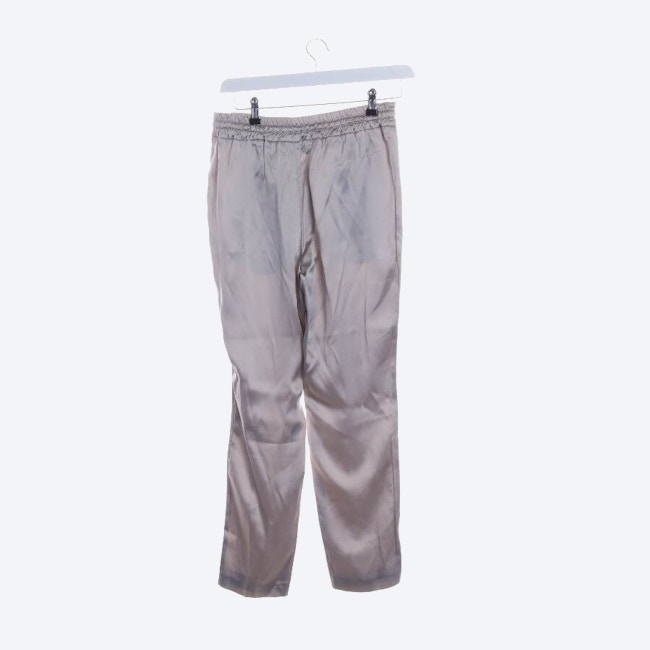 Image 2 of Trousers 42 Silver in color Metallic | Vite EnVogue