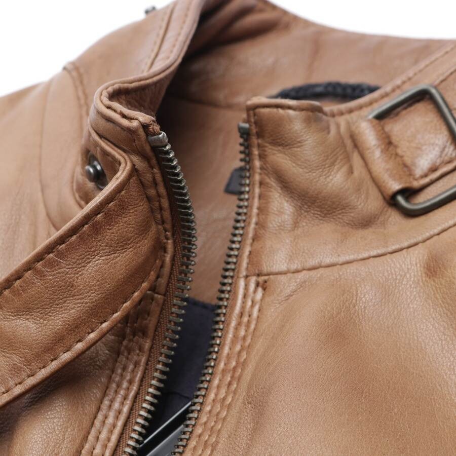 Image 3 of LeatherJacket 36 Light Brown in color Brown | Vite EnVogue