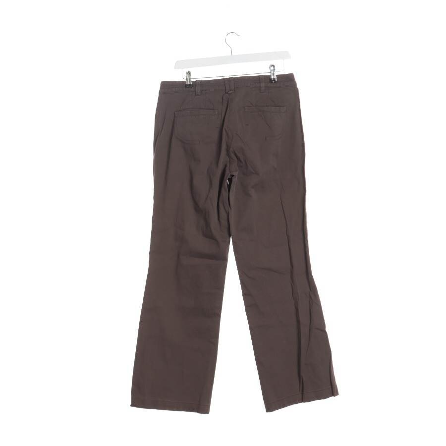 Image 2 of Trousers 42 Dark Brown in color Brown | Vite EnVogue