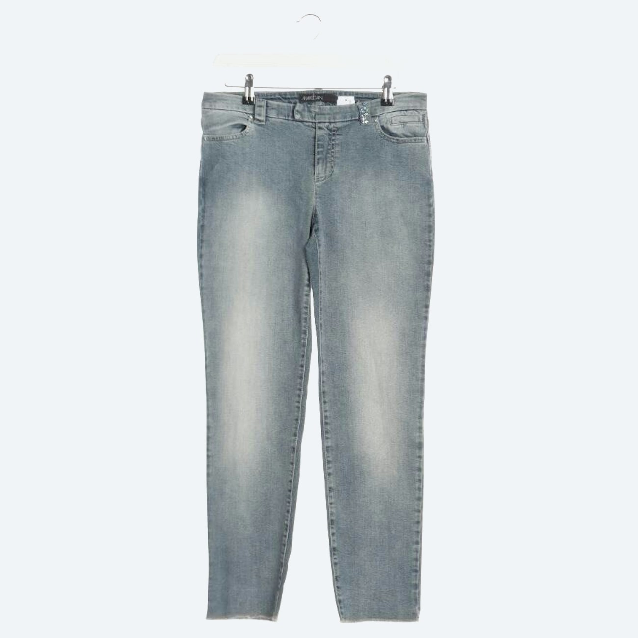 Image 1 of Jeans Straight Fit 36 Light Blue in color Blue | Vite EnVogue