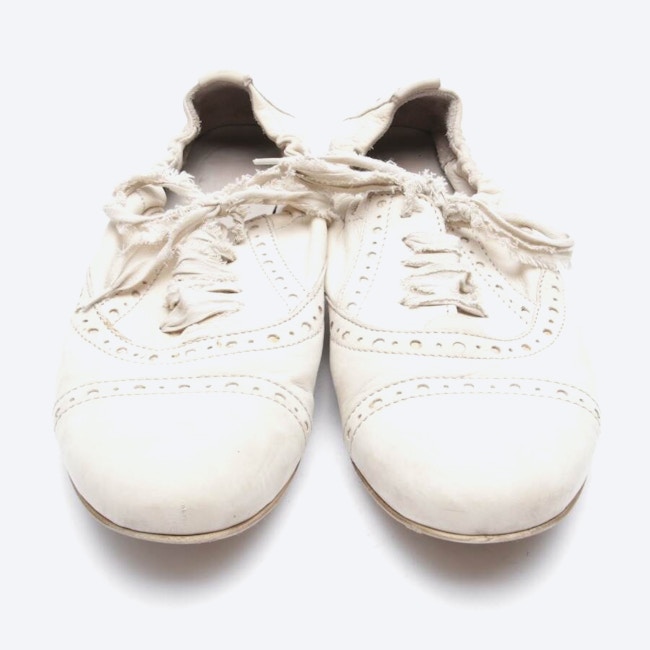 Image 2 of Lace-Up Shoes EUR 39 Beige in color White | Vite EnVogue