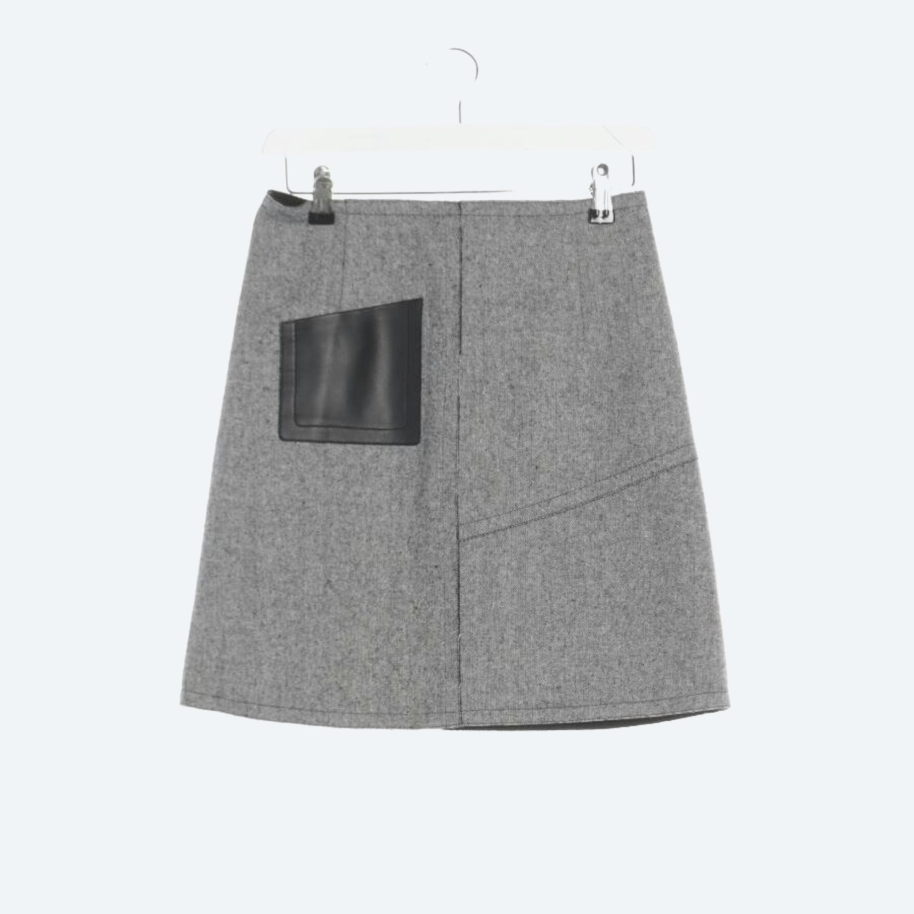 Image 1 of Mini Skirt 34 Gray in color Gray | Vite EnVogue