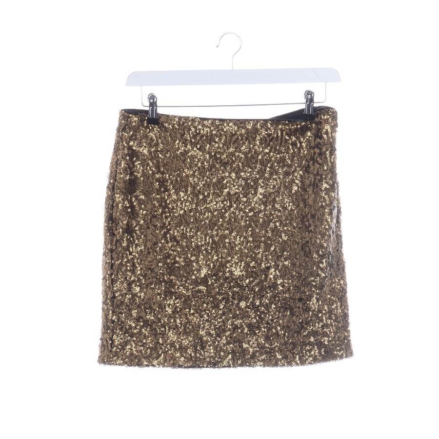 Image 1 of Mini Skirt 40 Gold in color Metallic | Vite EnVogue