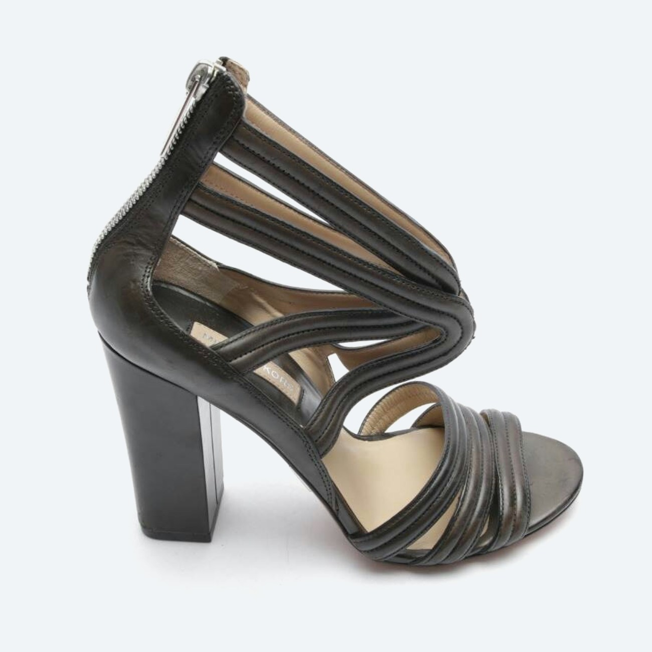 Image 1 of Heeled Sandals EUR 36 Dark Brown in color Brown | Vite EnVogue