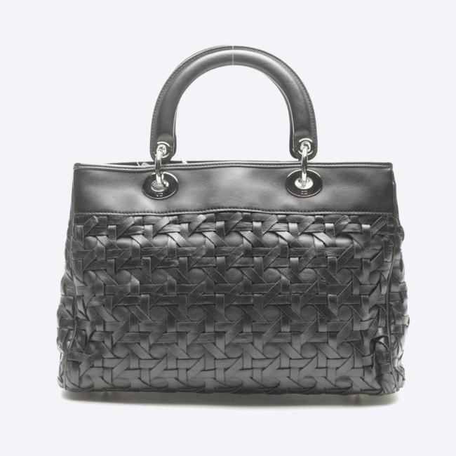 Image 2 of Woven Lady Dior Avenue Tote Handbag Black in color Black | Vite EnVogue