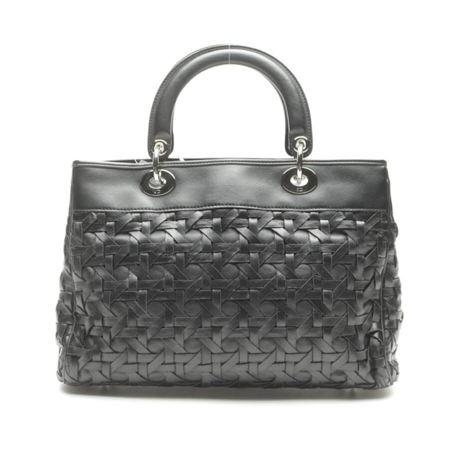 Woven Lady Dior Avenue Tote Handbag Black | Vite EnVogue