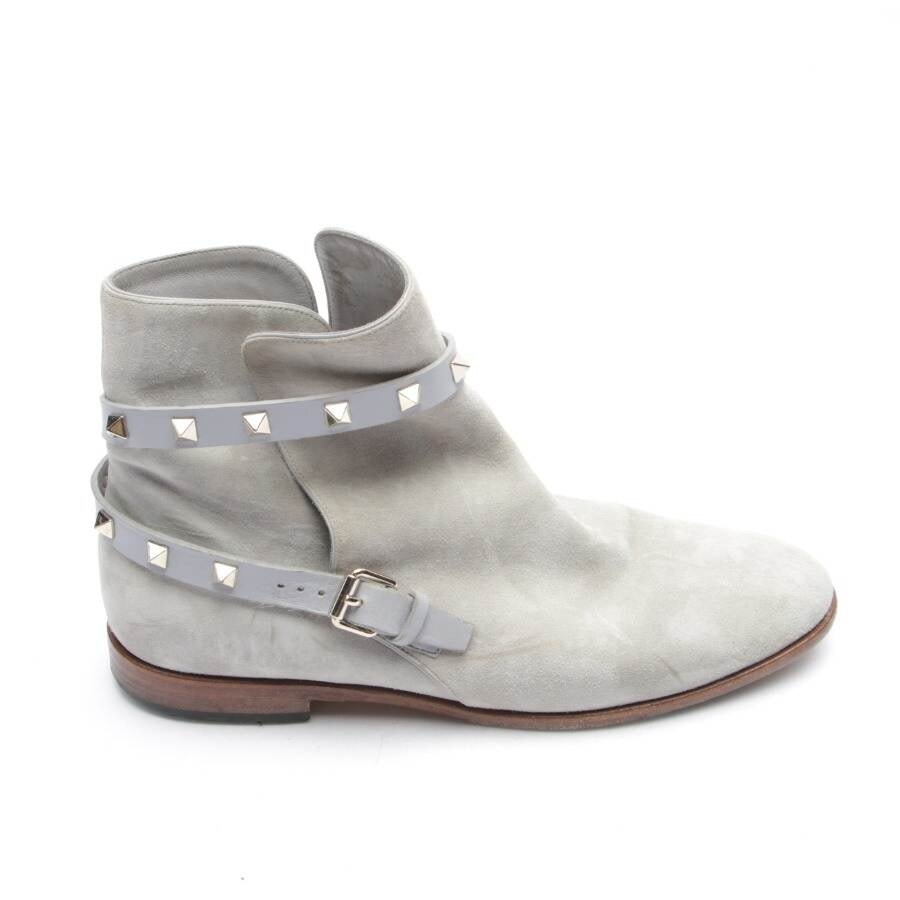 Image 1 of Rockstud Ankle Boots EUR 39.5 Light Gray in color Gray | Vite EnVogue