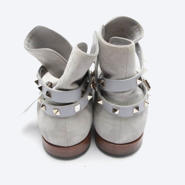 Image 3 of Rockstud Ankle Boots EUR 39.5 Light Gray in color Gray | Vite EnVogue