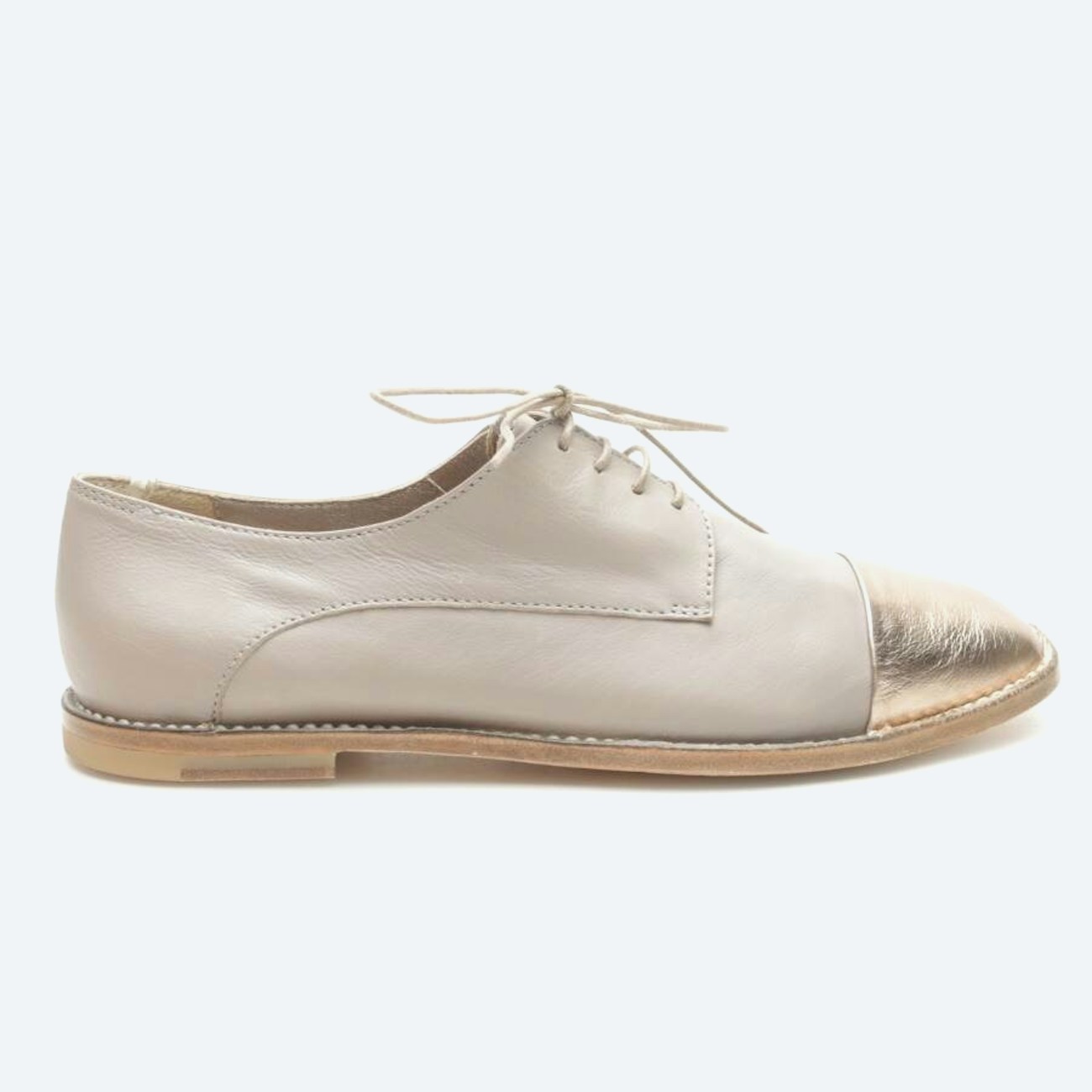 Image 1 of Lace-Up Shoes EUR38 Beige in color White | Vite EnVogue