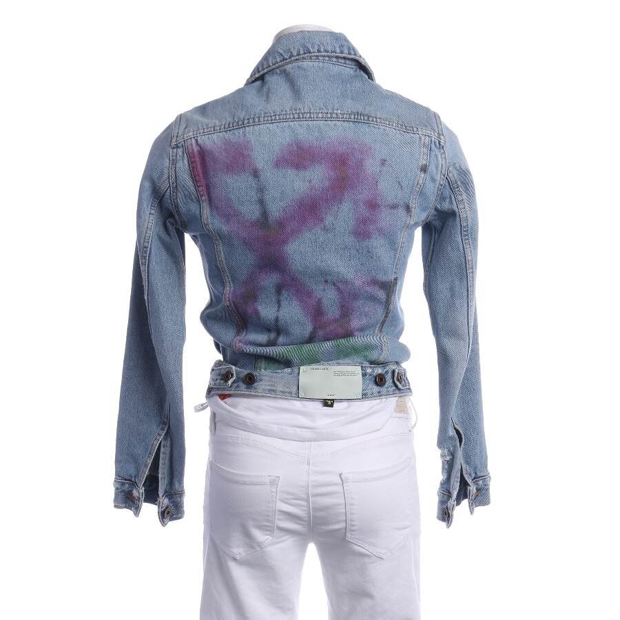 Image 2 of Jeans Jacket 2XS Light Blue in color Blue | Vite EnVogue