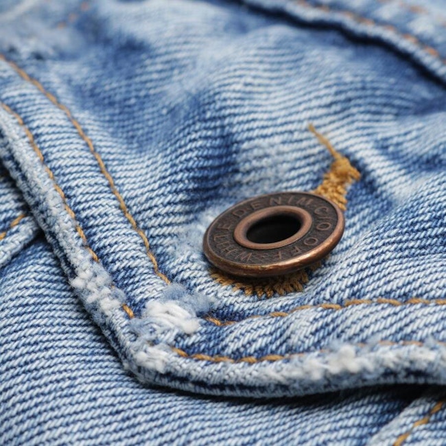 Image 4 of Jeans Jacket 2XS Light Blue in color Blue | Vite EnVogue