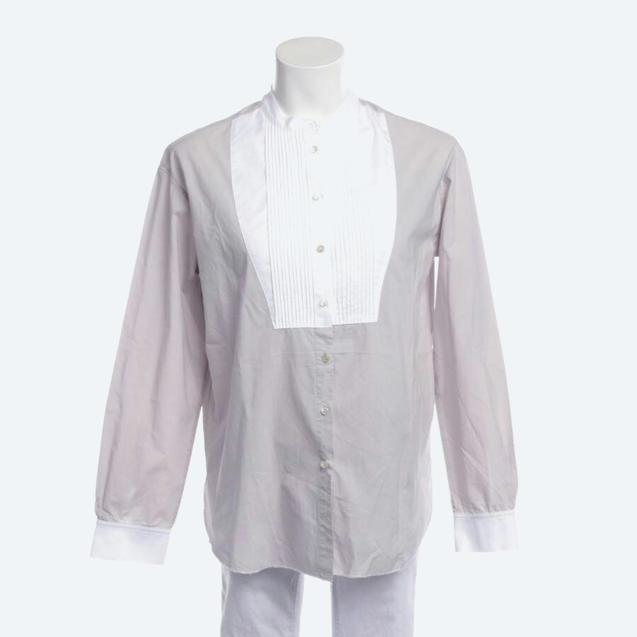 Image 1 of Shirt 32 Light Gray in color Gray | Vite EnVogue