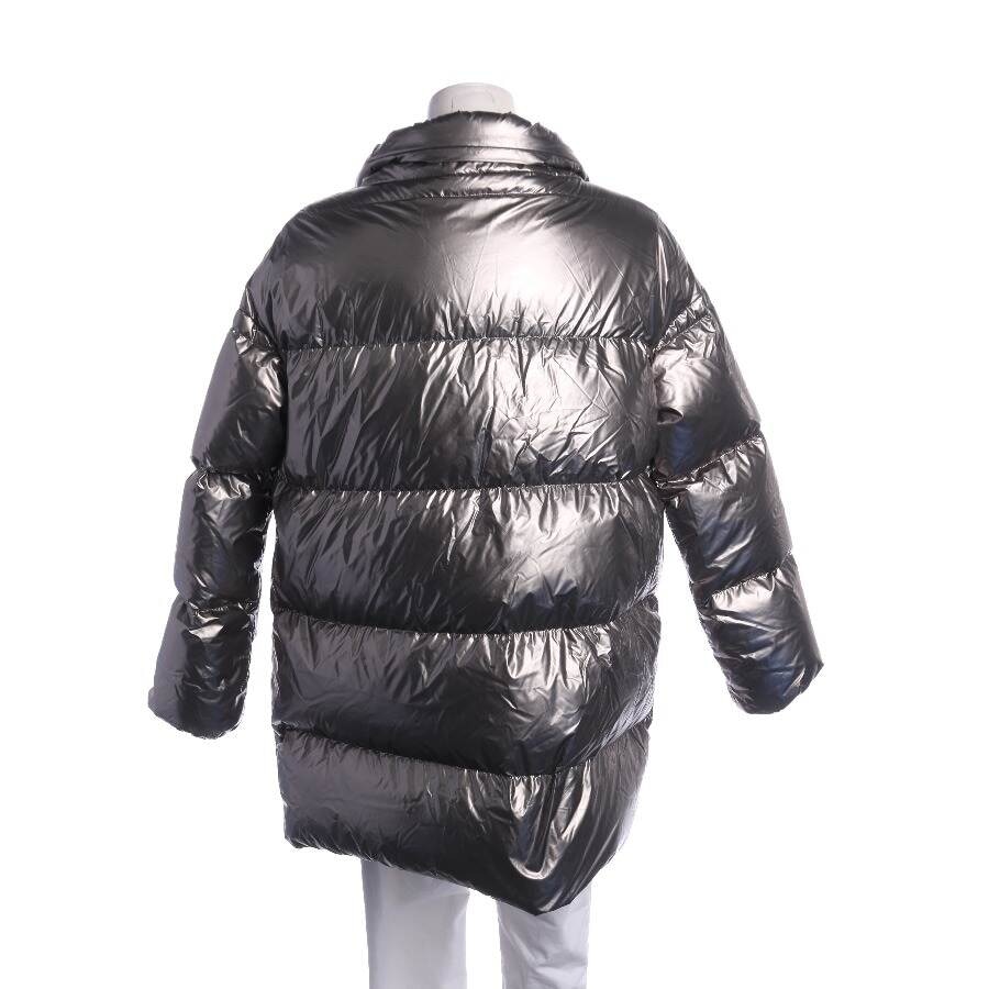 Image 2 of Winter Jacket 36 Silver in color Metallic | Vite EnVogue