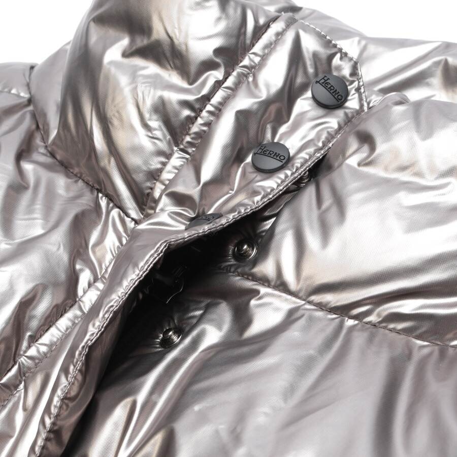 Image 3 of Winter Jacket 36 Silver in color Metallic | Vite EnVogue