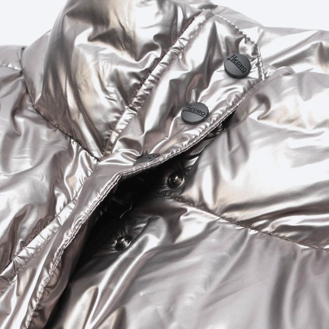 Image 3 of Winter Jacket 36 Silver in color Metallic | Vite EnVogue