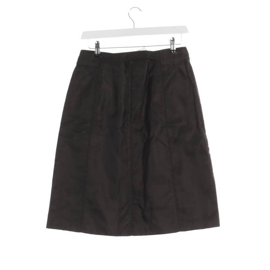Image 2 of Skirt 38 Dark Brown in color Brown | Vite EnVogue