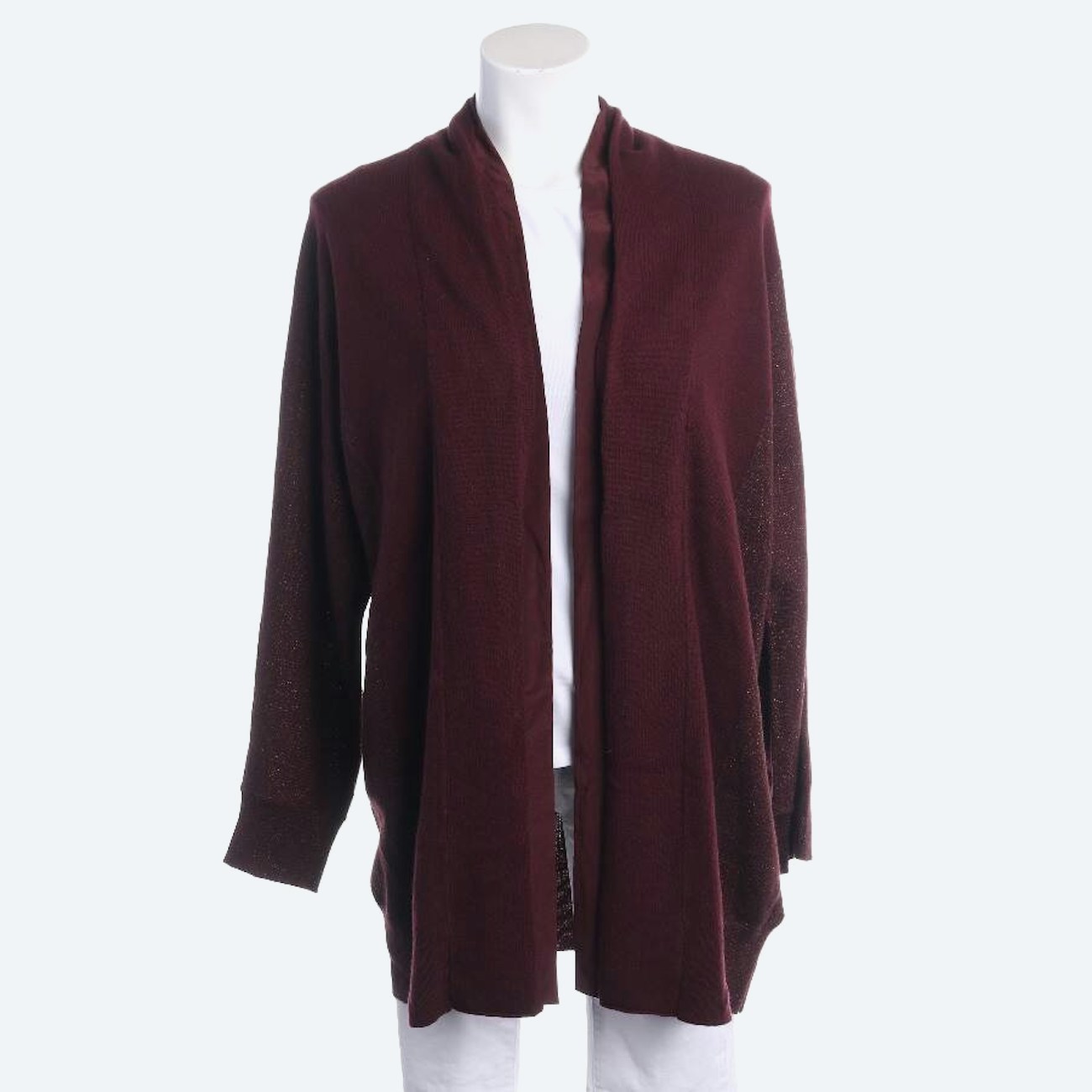 Image 1 of Cardigan 46 Bordeaux in color Red | Vite EnVogue