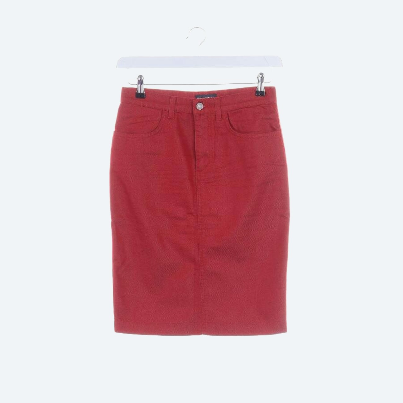 Image 1 of Skirt 36 Red in color Red | Vite EnVogue