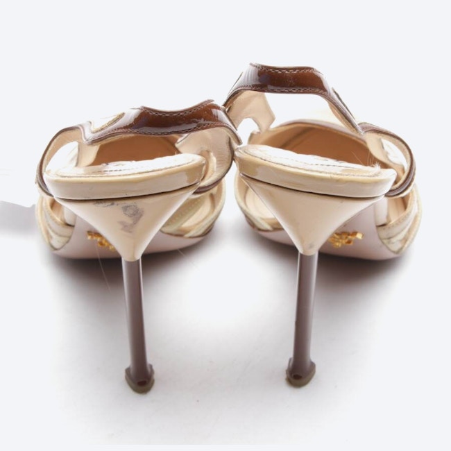 Image 3 of Heeled Sandals EUR 39.5 Light Brown in color Brown | Vite EnVogue
