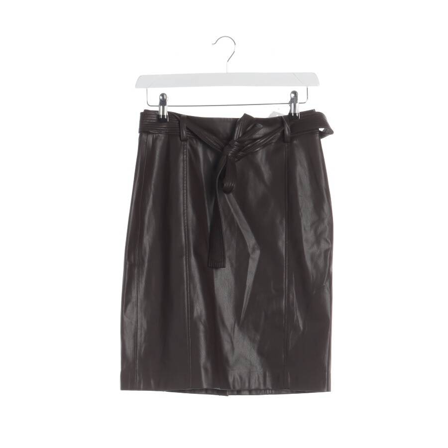 Image 1 of Skirt 34 Dark Brown in color Brown | Vite EnVogue