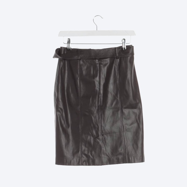Image 2 of Skirt 34 Dark Brown in color Brown | Vite EnVogue