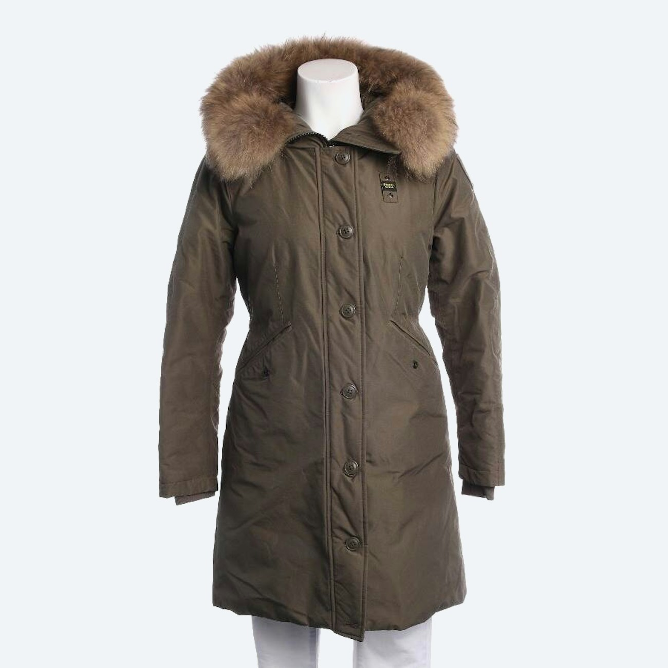 Image 1 of Winter Coat S Green in color Green | Vite EnVogue