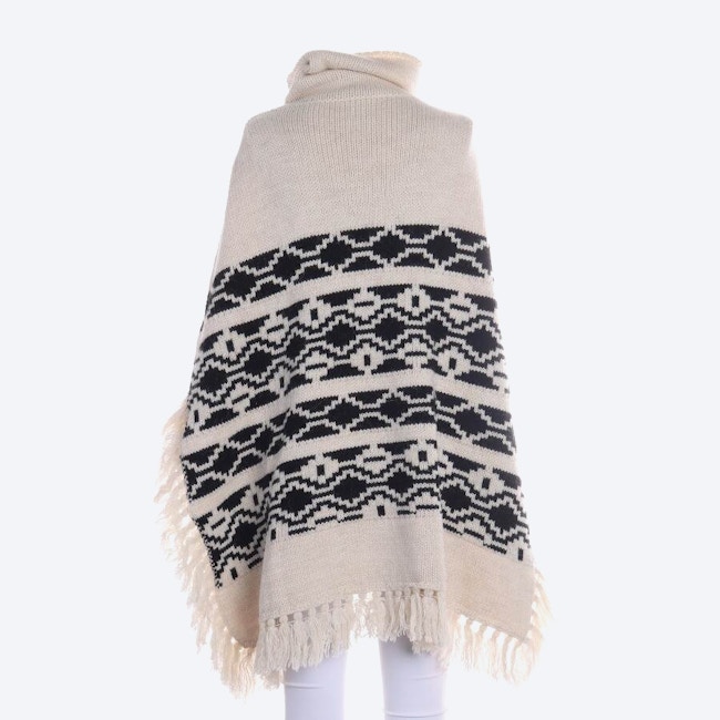 Image 2 of Poncho One Size Beige in color White | Vite EnVogue