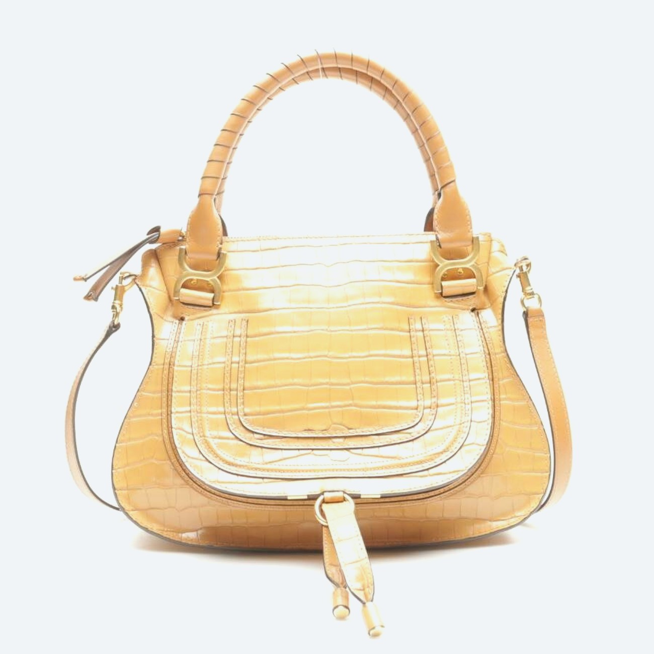 Image 1 of Marcie Handbag Light Brown in color Brown | Vite EnVogue