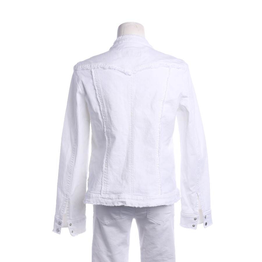 Image 2 of Jeans Jacket 42 White in color White | Vite EnVogue