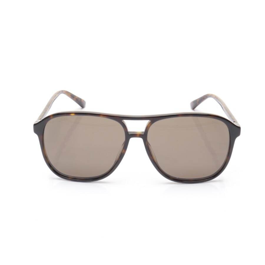 Image 1 of GG0016 Sunglasses Dark Brown in color Brown | Vite EnVogue