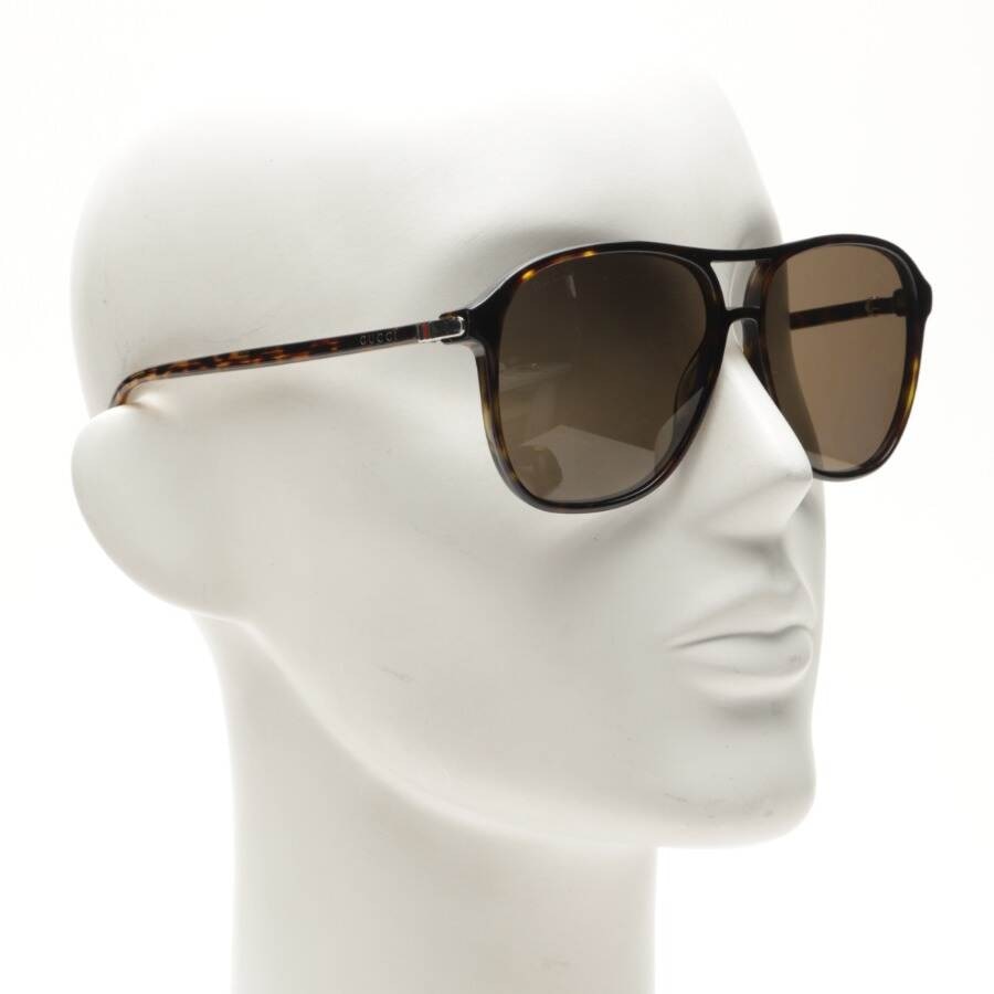 Image 2 of GG0016 Sunglasses Brown in color Brown | Vite EnVogue