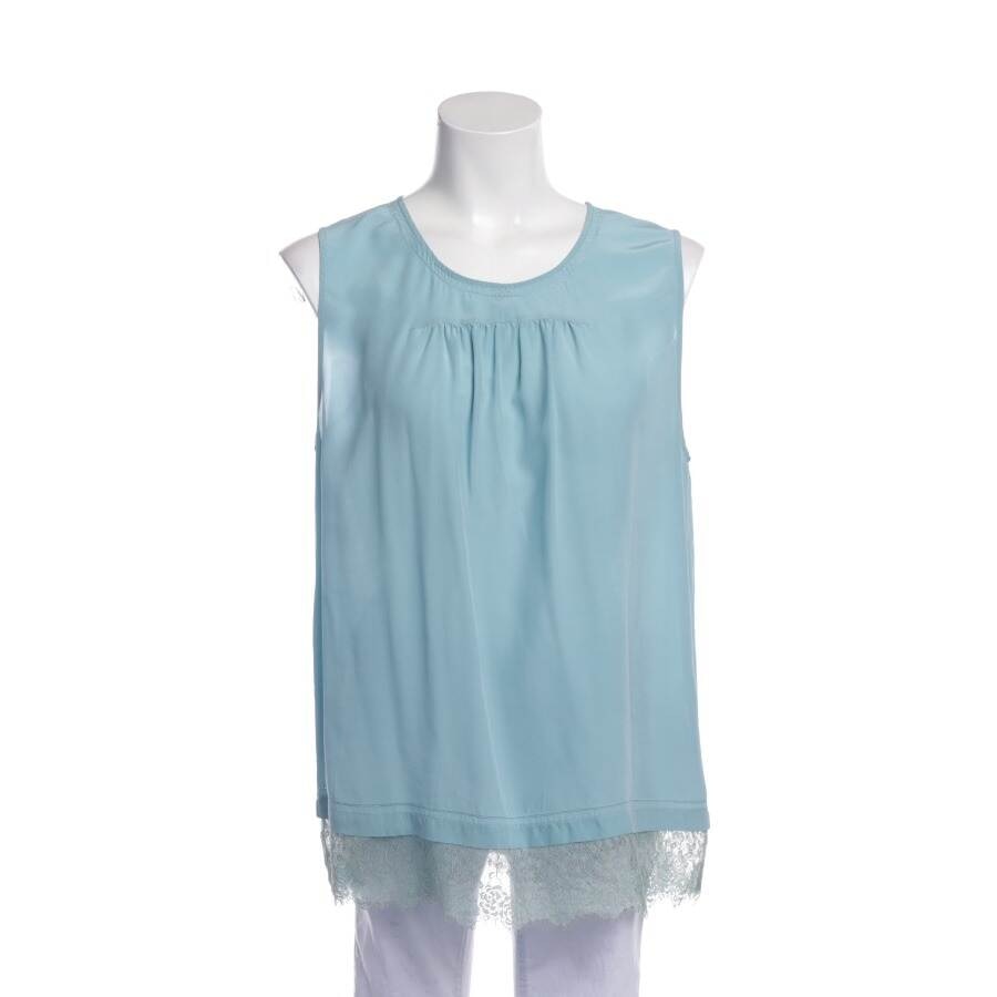 Image 1 of Silk Top L Turquoise in color Blue | Vite EnVogue
