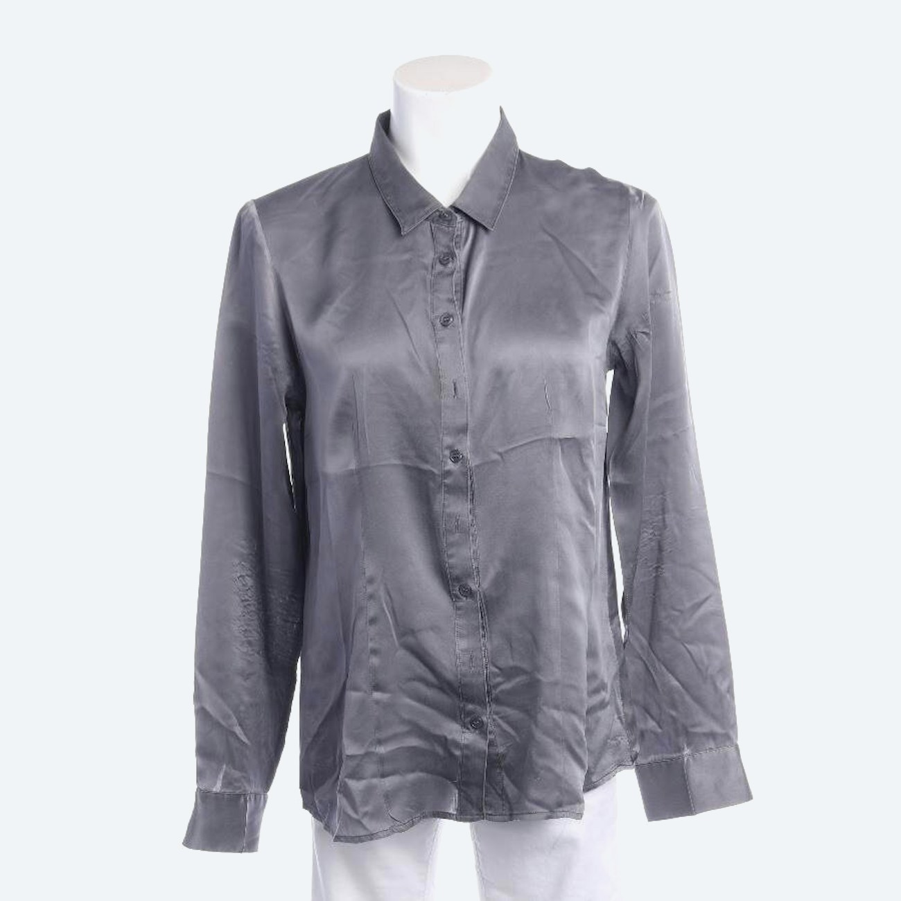 Image 1 of Silk Shirt 40 Gray in color Gray | Vite EnVogue