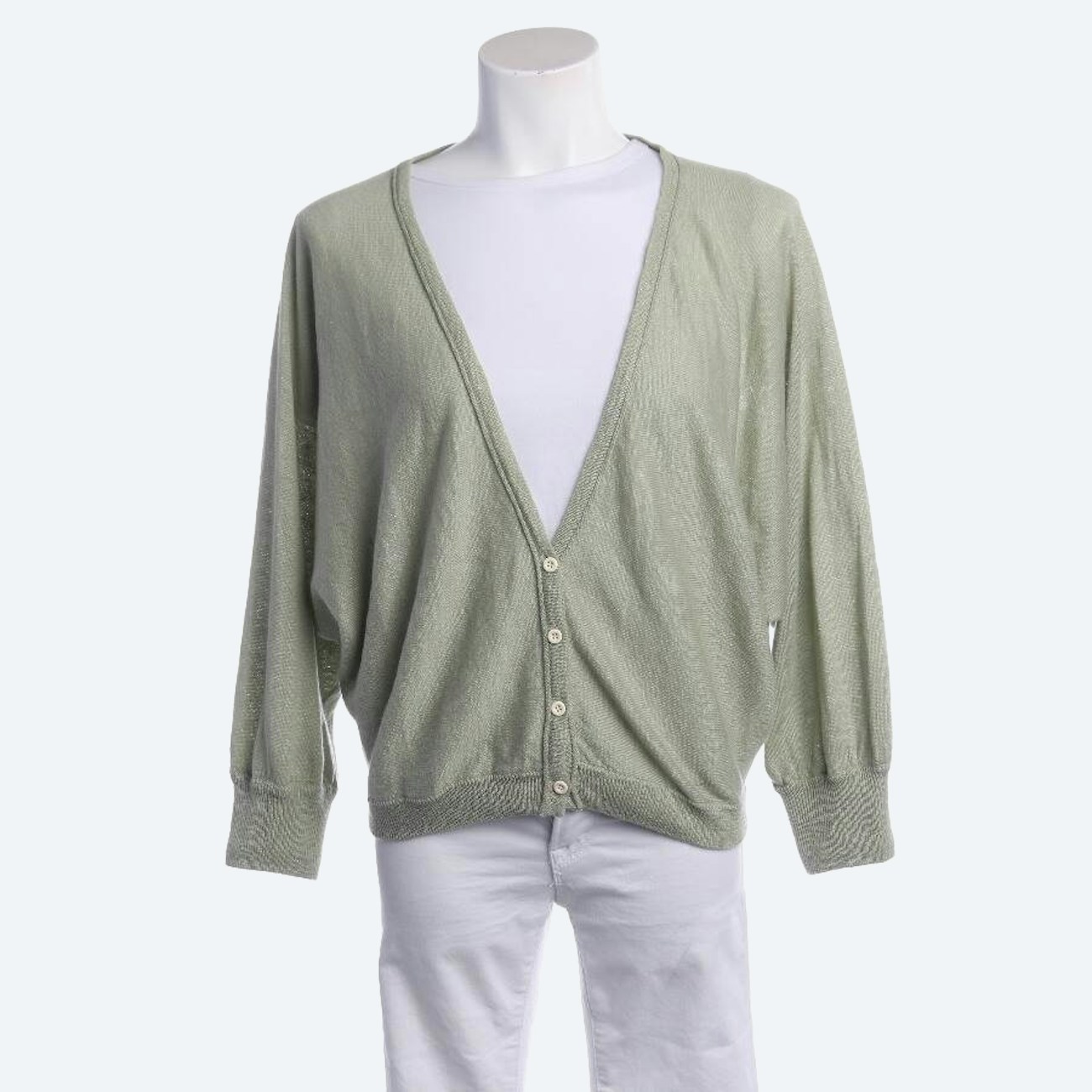 Image 1 of Cardigan XS Light Green in color Green | Vite EnVogue