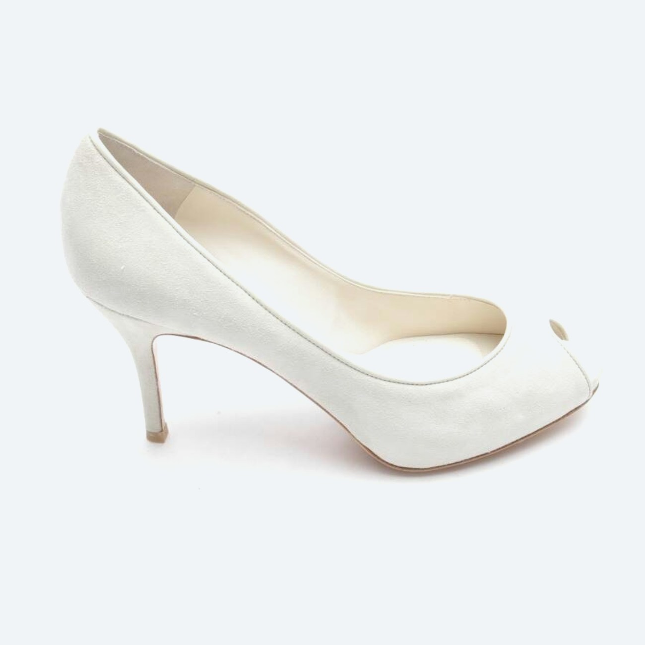 Image 1 of Peep Toes EUR 36.5 Cream in color White | Vite EnVogue