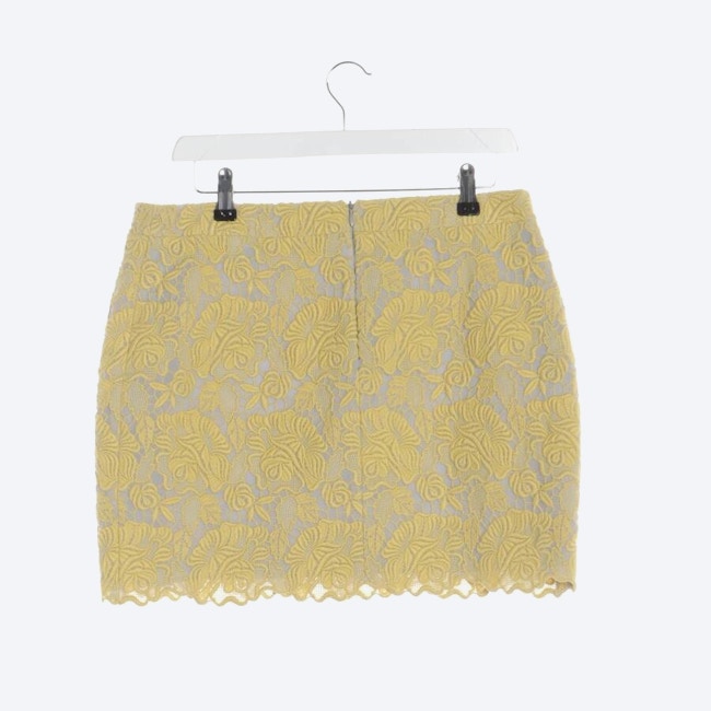Image 2 of Mini Skirt 38 Yellow in color Yellow | Vite EnVogue