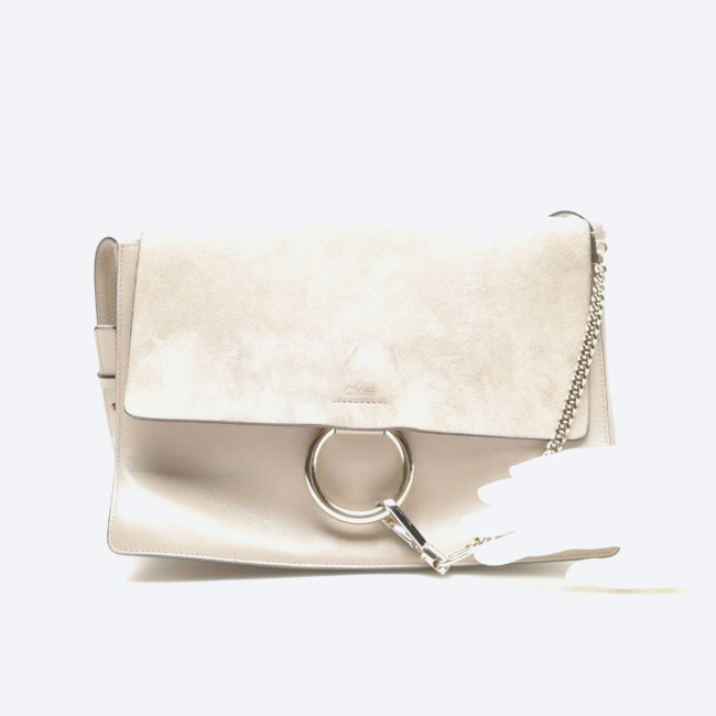 Image 4 of Faye medium Shoulder Bag Beige in color White | Vite EnVogue