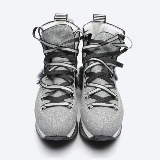 Image 2 of High-Top Sneakers EUR 39 Silver in color Metallic | Vite EnVogue