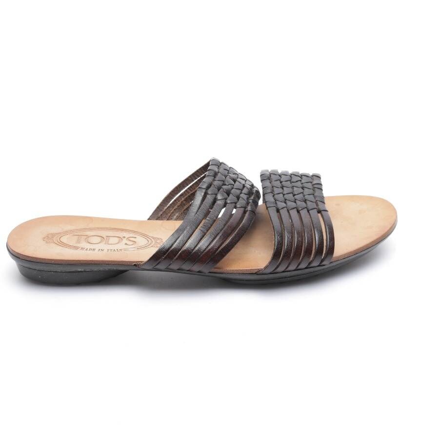 Image 1 of Sandals EUR 37.5 Dark Brown in color Brown | Vite EnVogue