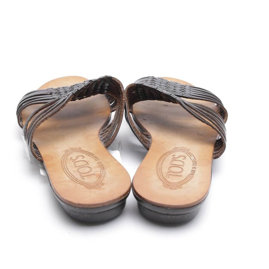 Image 3 of Sandals EUR 37.5 Dark Brown in color Brown | Vite EnVogue