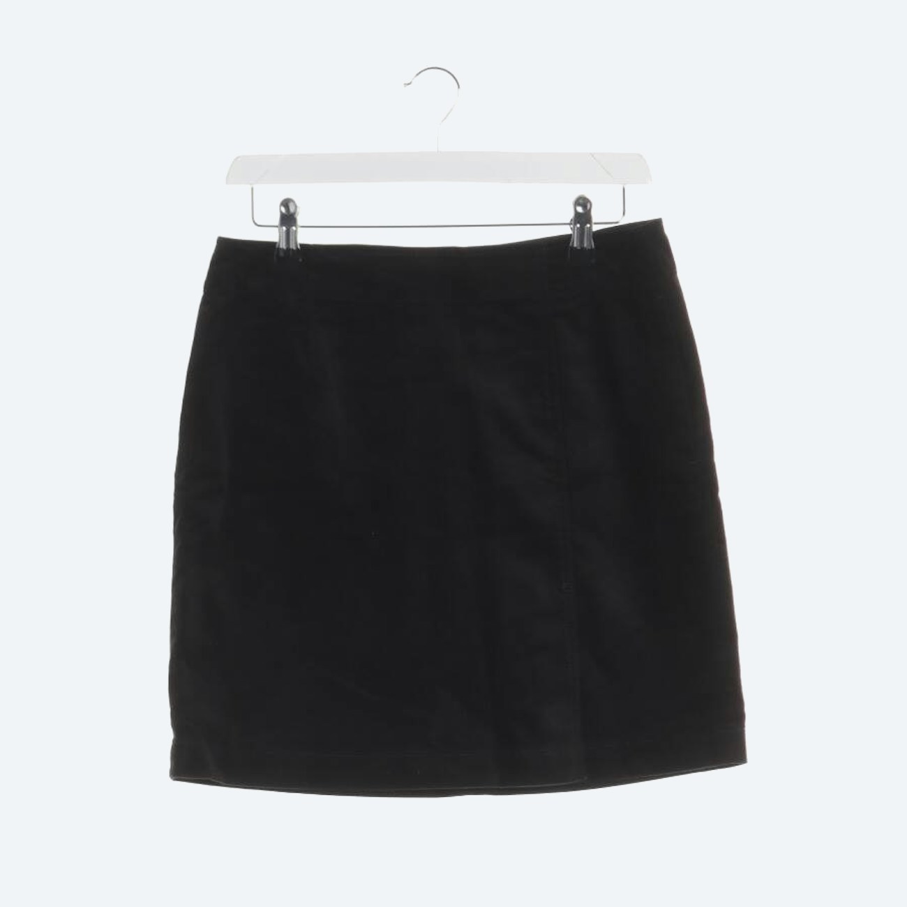 Image 1 of Velvet Skirt 34 Black in color Black | Vite EnVogue