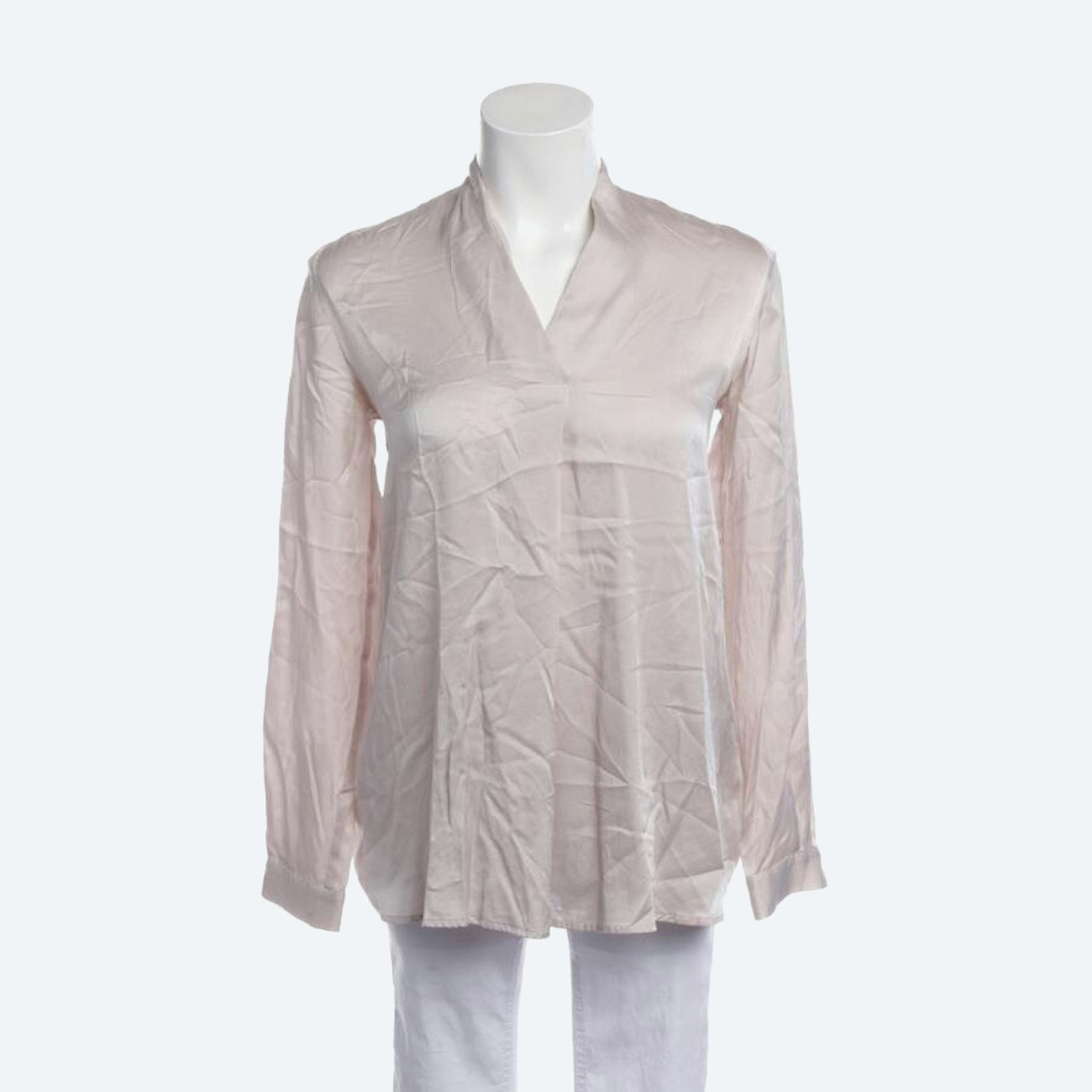 Image 1 of Shirt Blouse 34 Beige in color White | Vite EnVogue